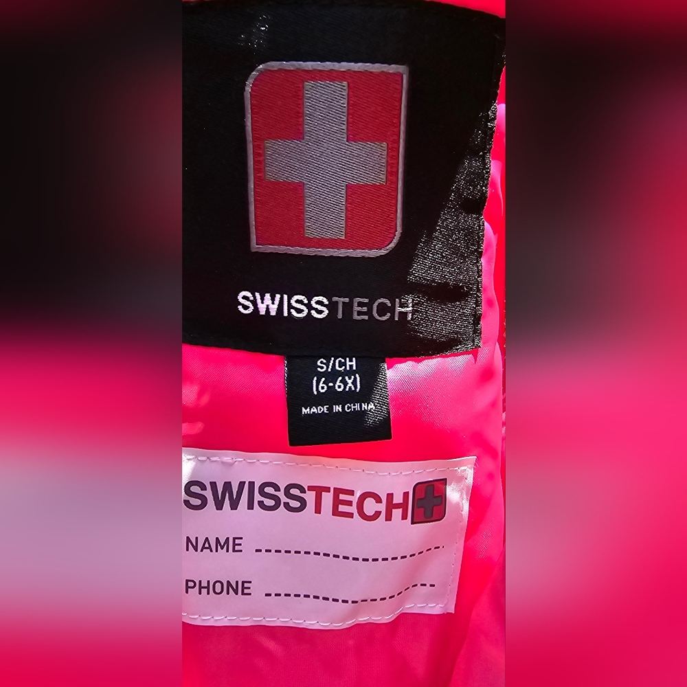 Swiss Tech 6-6X snow overalls Pink